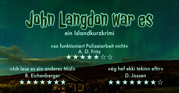«John Langdon war es» – ein Islandkurzkrími